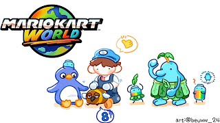 🚗【Mario kart world】연습할 이유가 생겼습니다 ・うまくなりたいです🔰 【NIJISANJI】