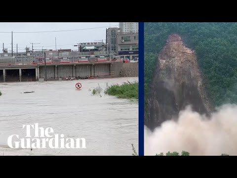 Torrential rains cause deadly landslides in South Korea