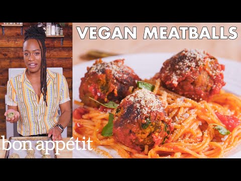 Chrissy Makes Vegan Meatballs | From the Home Kitchen | Bon Appétit