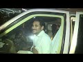 Visuals of AP CM YS Jagan arriving at Delhi Airport