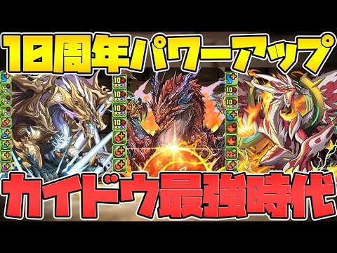 １０周年記念パワーアップでまさかのカイドウサブ誕生！？レア度１のやばいキャラが来る！【パズドラ】
