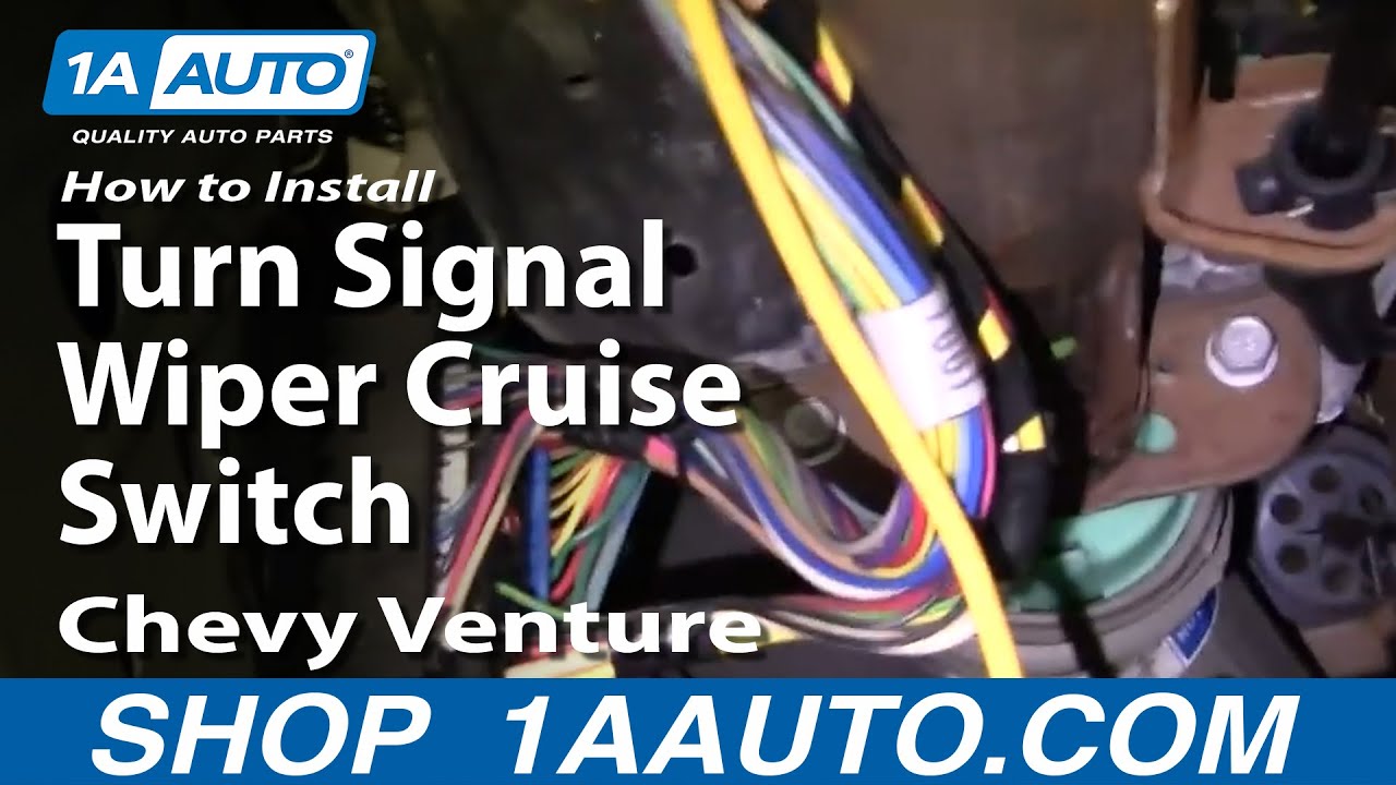 How To Install Replace Turn Signal Wiper Cruise Switch ... 2002 pontiac bonneville fuse box diagram 