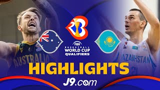 FIBA Basketball World Cup 2023 Qualifiers - 2nd round: Highlights of the game - Australia vs Kazakhstan
