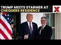 Trump and Starmer LIVE: Trump Welcomed by UK PM Starmer for High-Level Talks at Chequers | NewsX