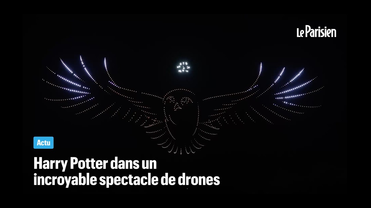 En intégralité : un spectacle de drones sur le monde d'Harry Potter