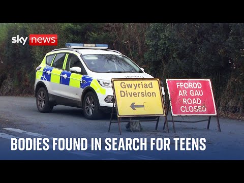 Missing boys: Four bodies recovered in North Wales