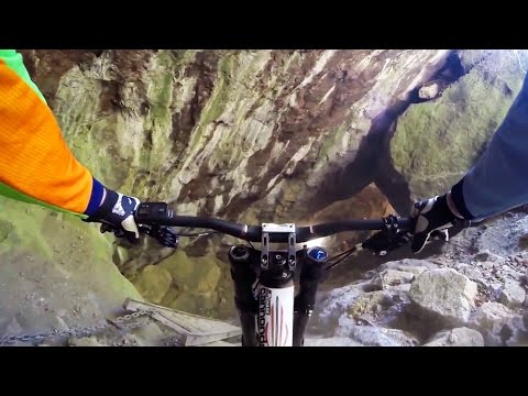 Downhill MTB Through an Abandoned Mine - Through My Eyes with Aaron Chase 