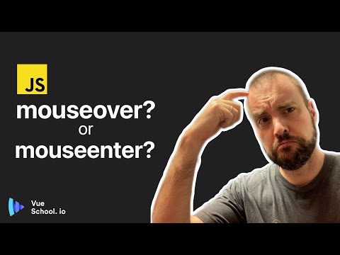 JavaScript MouseOver vs MouseEnter