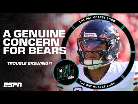 Pat McAfee is GENUINELY WORRIED for Justin Fields & the Bears  | The Pat McAfee Show video clip