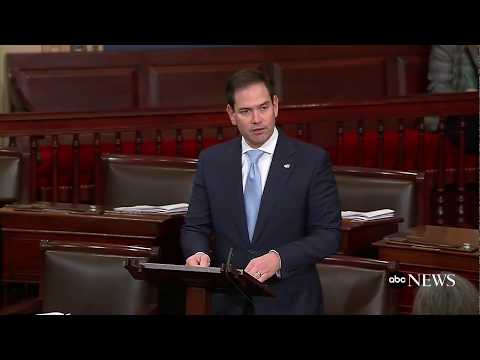 Sen. Marco Rubio discusses plans to stop mass shootings on the senate floor | ABC News