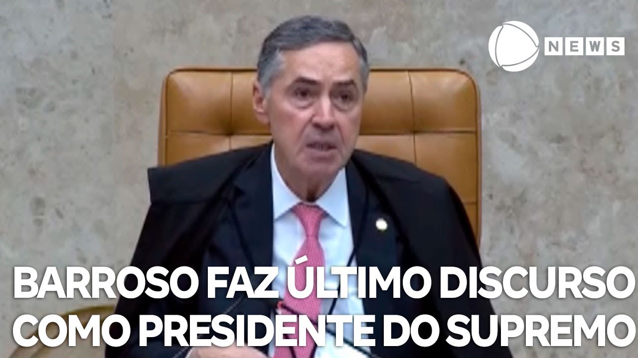 Barroso faz último discurso como presidente do Supremo