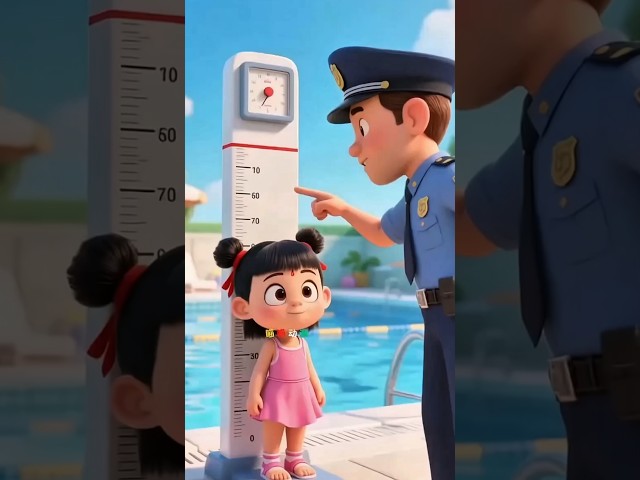 Kau Terlalu Pendek Gak Boleh Berenang Dikolam! #shorts #animasi #kartun