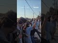WATCH: Two anti-ICE demonstrators ARRESTED during protest  - 00:43 min - News - Video