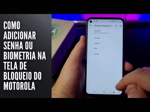 Como Adicionar Senha ou Biometria na Tela de Bloqueio do Motorola