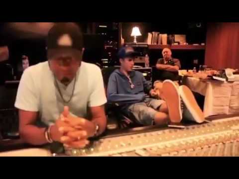 Justin Bieber FA LA LA in Studio