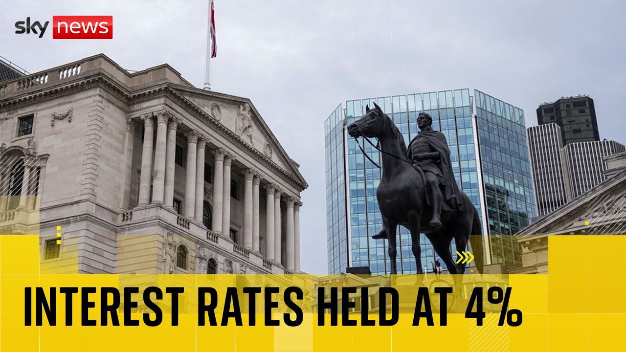 Bank of England holds interest rate at 4% ahead of the budget