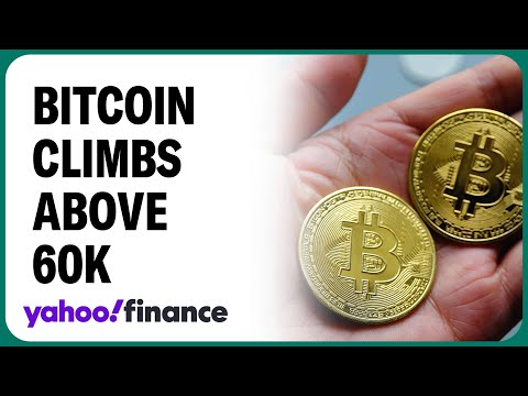 Bitcoin climbs above $60,000