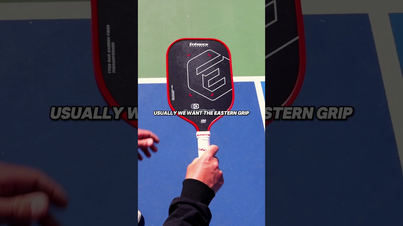 How To Hold Your Paddle In Pickleball!