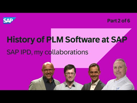 PLM Time Machine History of PLM Software at SAP P2 | SAP IPD, my collaborations