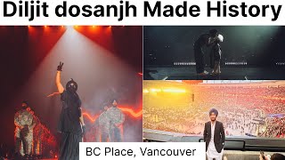 Diljit Dosanjh Vancouver Bc place 2024 live concert | Diljit made history | Sold out show #diljit