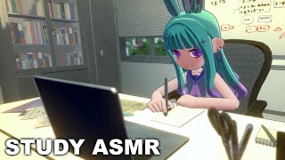 come join me and work! 📖 (homework asmr)