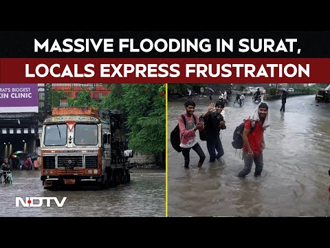Surat Floods | Evacuation Underway As Incessant Rain Lashes Surat, Residents Frustrated
