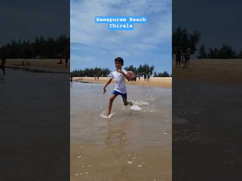Ramapuram Beach, Chirala #beach #holiday #family #watersports #ramapuram #trending #shorts #fun