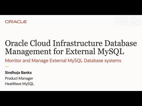 Monitor and Manage External MySQL Database systems