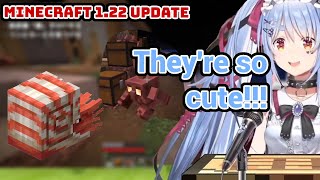 Pekora Tried The New Minecraft 1.22 Update Nautilus, Copper Golem, and