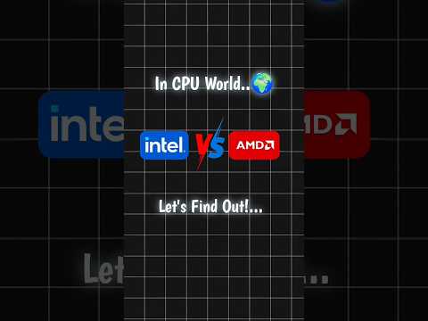 Intel💙vs AMD❤️🔥Which One Is Better! #shorts #viral #amd #intel #pcbuild#gaminglaptop#gamingpc #tech