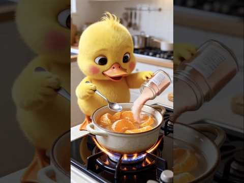 बत्तख ने चिंटू बेटा के लिए आइसक्रीम बनाई😛🤩 #Cartoon #duck #shorts #animation