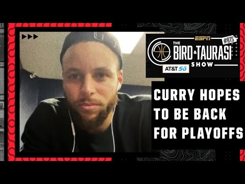 Steph Curry’s goal is to return to Warriors for playoffs | The Bird & Taurasi Show video clip