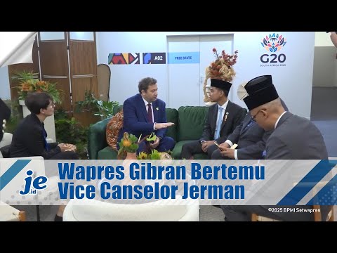 Pertemuan Bilateral Wakil Presiden Gibran dengan Vice Canselor Jerman