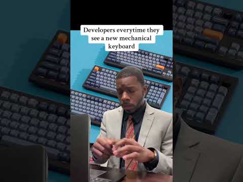 Developers When a New Mechanical Keyboard Drops 💀