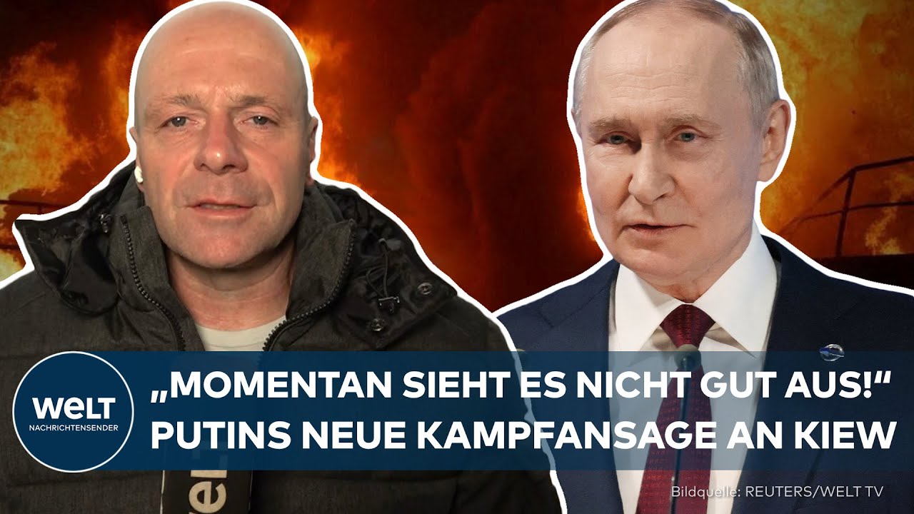 UKRAINE-KRIEG: „Ich sehe kein Licht am Ende des Tunnels in der Ukraine“ – Putins neue Kampfansage