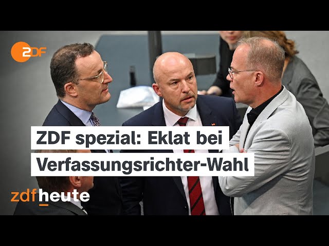 Koalitionskrise nach verschobener Verfassungsrichter-Wahl | ZDF spezial