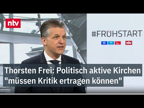 Thorsten Frei (CDU) im ntv Frühstart: Politisch aktive Kirchen 