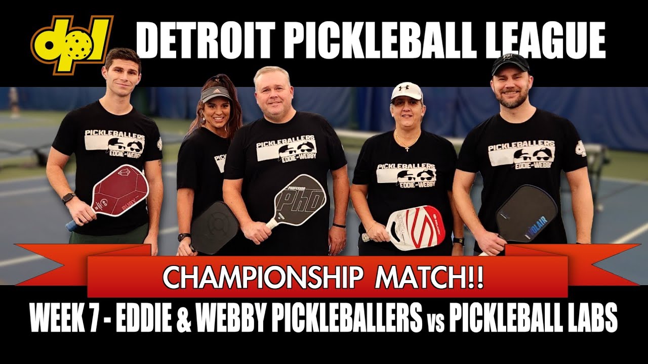 2024 Detroit Pickleball League Week 7 | Eddie and Webby Pickleballers vs Pickleball Labs