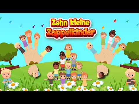 Zehn kleine Zappelkinder - Fingervers - Die schönsten SING SONG KINDERLIEDER Deutsch