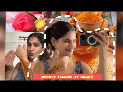 Tan Removal in Minutes! ☀️ | Home remedy That Actually Work 🔥 #SkincareRoutine #TanRemoval"