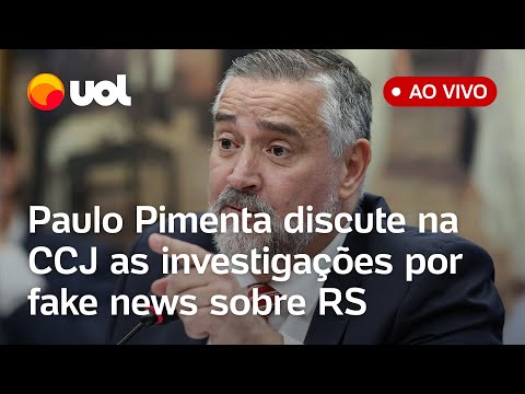 Paulo Pimenta fala ao vivo na CCJ sobre as investigações de fake news envolvendo o Rio Grande do Sul