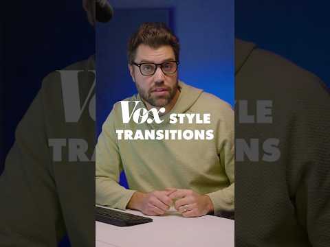 Start with THIS to Create Vox Style Transitions #videoediting #premierepro #aftereffects #transition