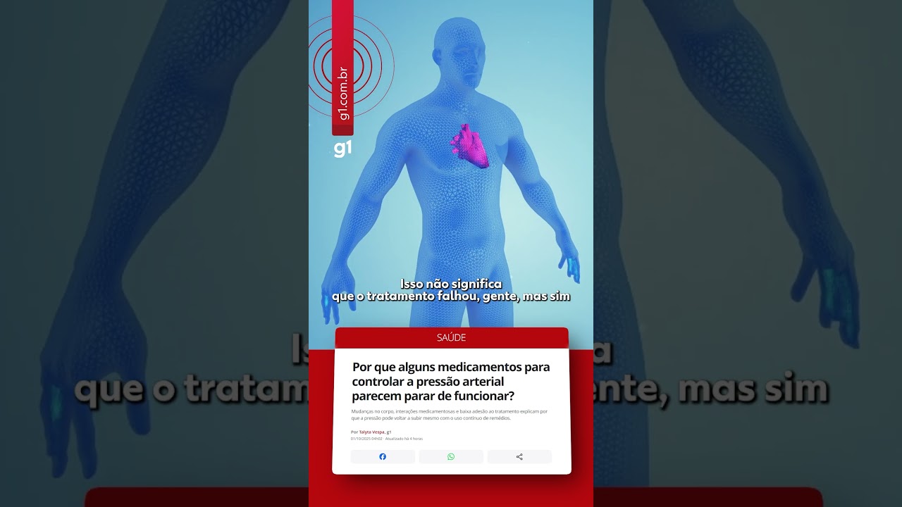 Por que alguns medicamentos para controlar a pressão arterial parecem parar de funcionar