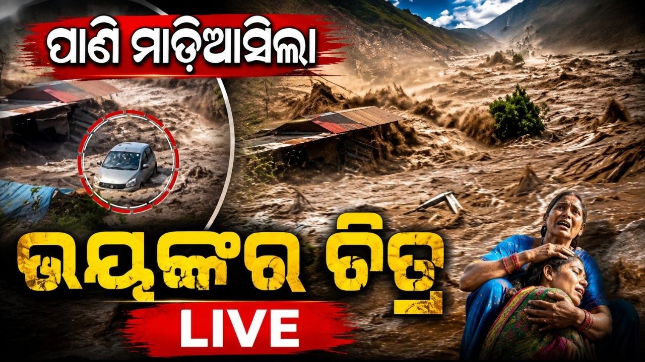 🔴Live | ହଠାତ୍ ପାଣି ମାଡ଼ିଆସିଲା | Nepal Flood Video | Nepal Flash Flood | Big Breaking | Argus News