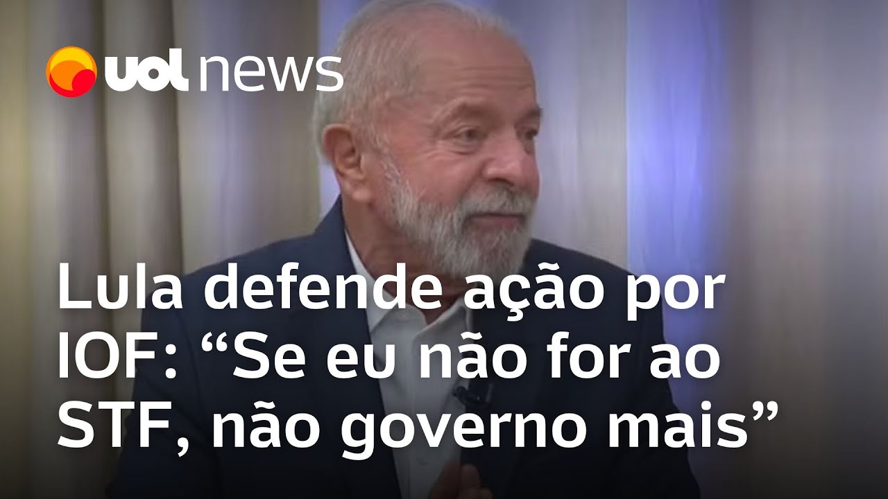 Lula chama ação de Motta para derrubada do IOF de absurda: ‘Se não for ao STF, não governo mais’