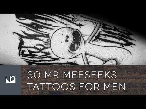30 Mr Meeseeks Tattoos For Men