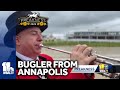 Annapolis native to sub in as Preakness track bugler