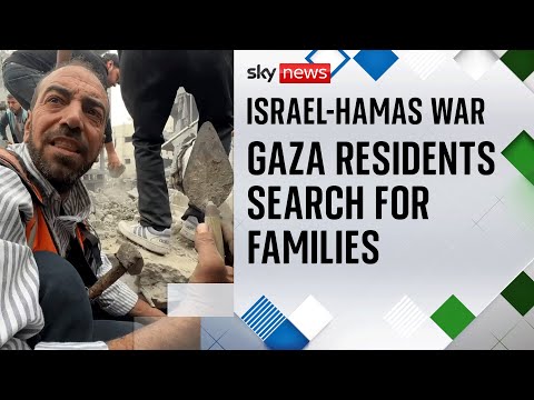 Gaza residents struggle to find bodies under rubble | Israel-Hamas war