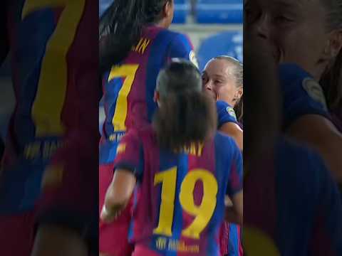 🚀 &iexcl;El primer gol de Carolina con el Bar&ccedil;a ten&iacute;a que ser un GOLAZO! #LigaFMoeve