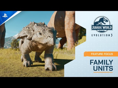 Jurassic World Evolution 3 - Family Units Feature Focus | PS5 Games